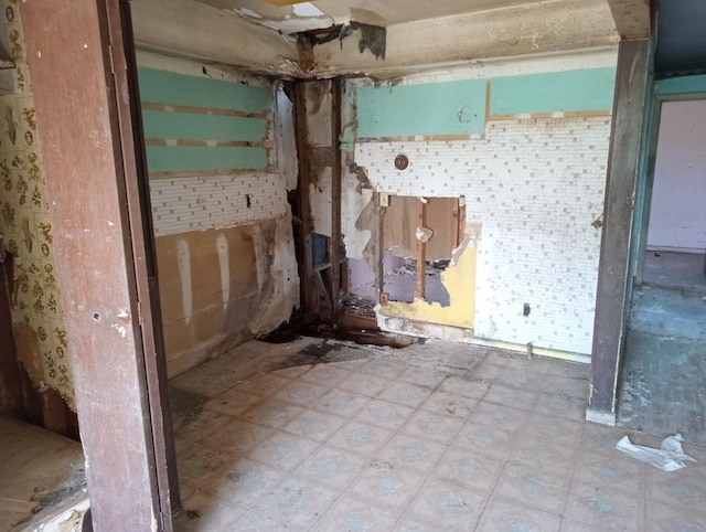 12326 Garnet St, Detroit, MI 48205 - spare room featuring tile patterned floors