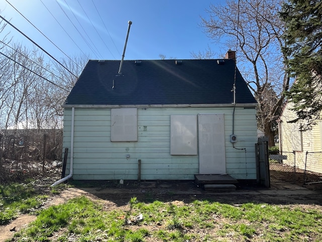 view of rear view of house