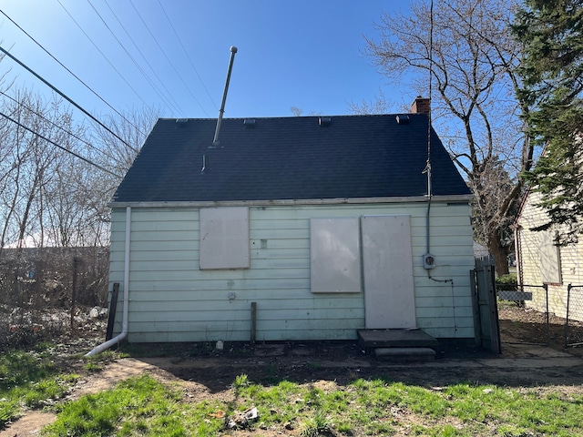 view of rear view of house