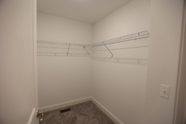 1012 Camellia Cir Unit 48, Howell, MI 48843 - walk in closet featuring dark carpet
