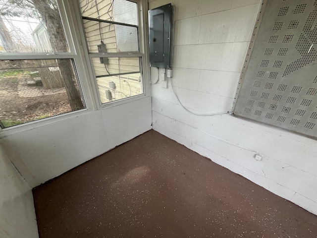 18109 Cornwall St, Detroit, MI 48224 - unfurnished sunroom with electric panel