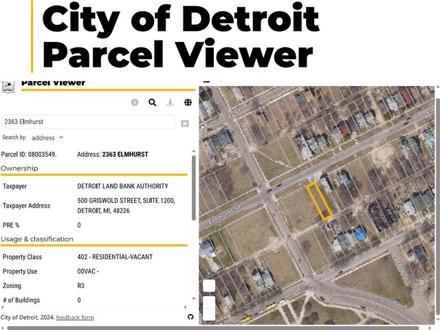 2363 Elmhurst St, Detroit, MI 48206