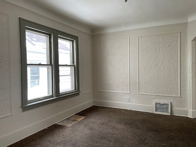 spare room with carpet floors