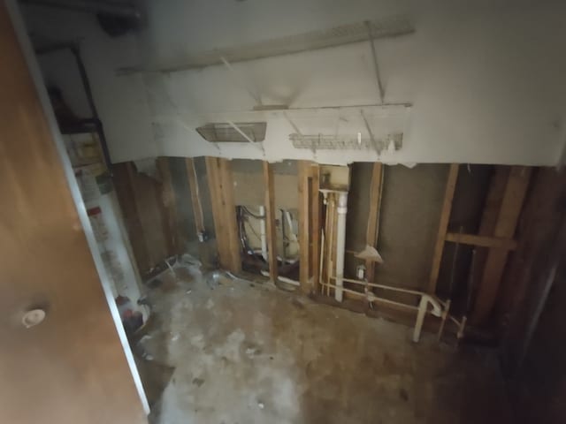 view of basement