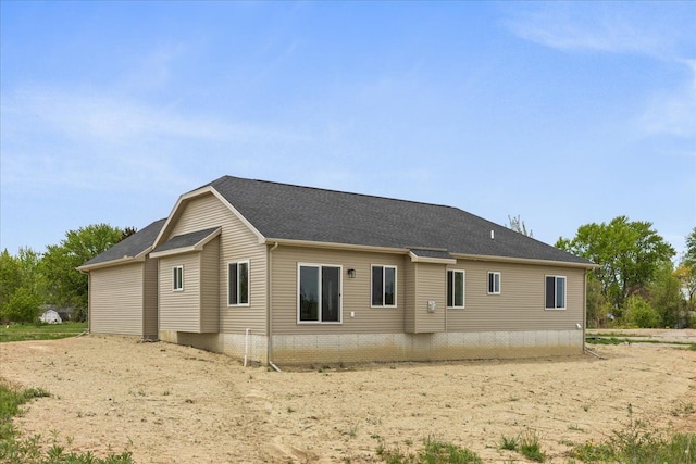 view of rear view of property