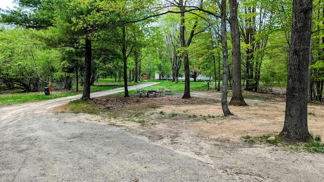 view of road