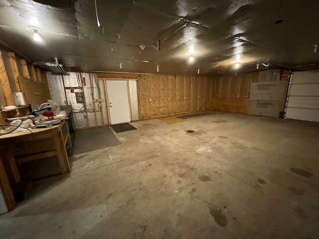 view of basement