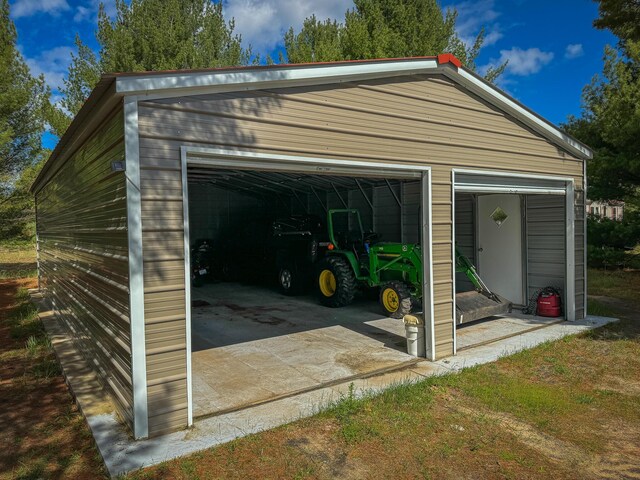 2314 Revolt Rd, Manistee, MI 49660 - view of detached garage