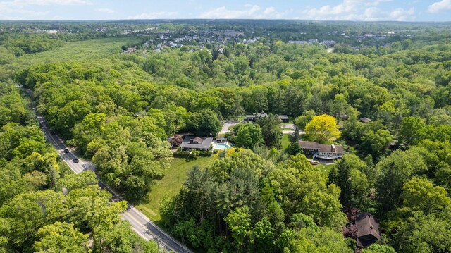 3586 E Huron River Dr, Ann Arbor, MI 48104 - bird's eye view of a heavily wooded area