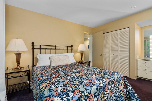 3586 E Huron River Dr, Ann Arbor, MI 48104 - bedroom with carpet flooring and a closet