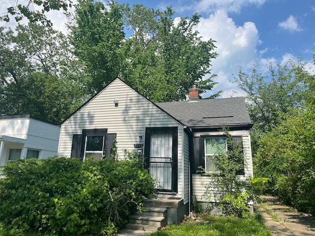 view of bungalow-style home