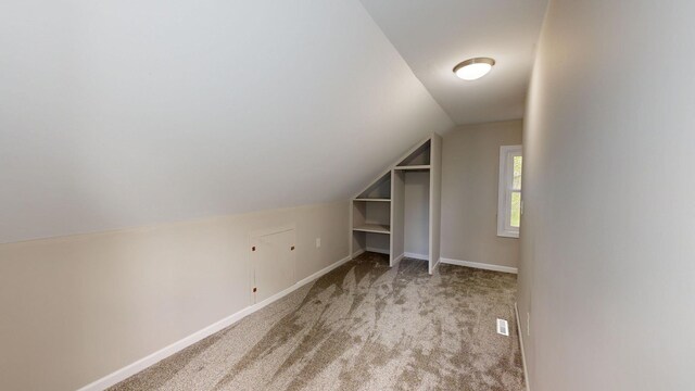 7200 E Tomah Rd, Mount Pleasant, MI 48858 - bonus room featuring lofted ceiling, carpet floors, and baseboards