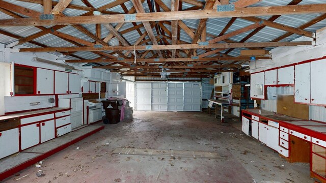 7200 E Tomah Rd, Mount Pleasant, MI 48858 - garage featuring a workshop area