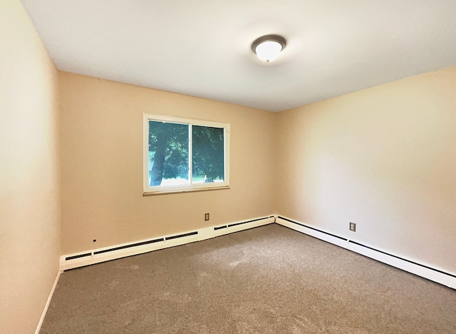 unfurnished room featuring carpet