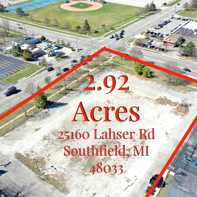 25160 Lahser Rd, Southfield MI, 48033 land for sale