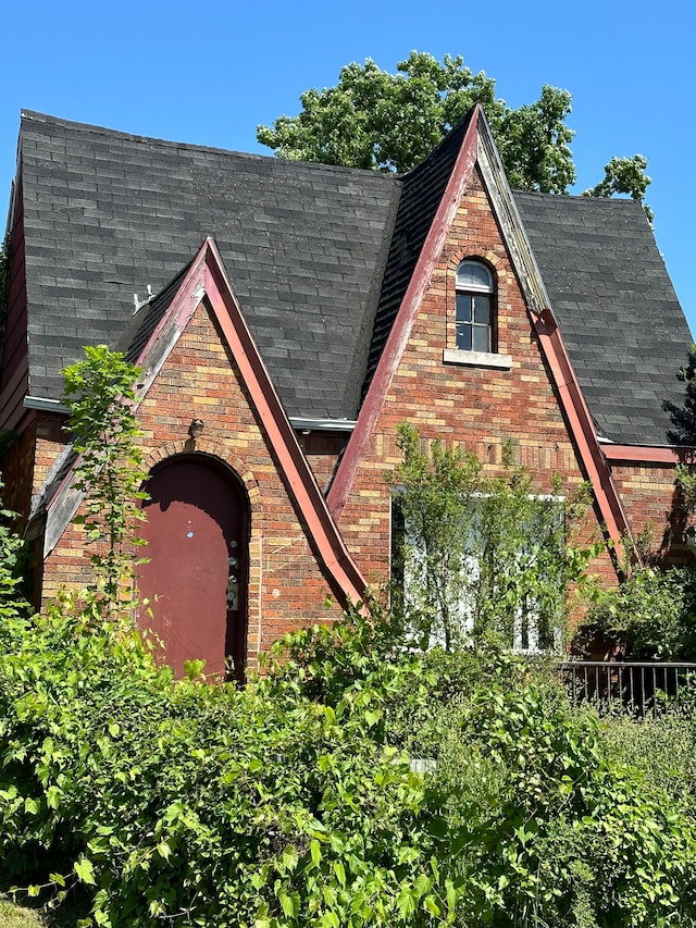 view of tudor house