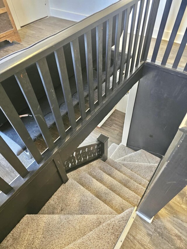 view of stairs