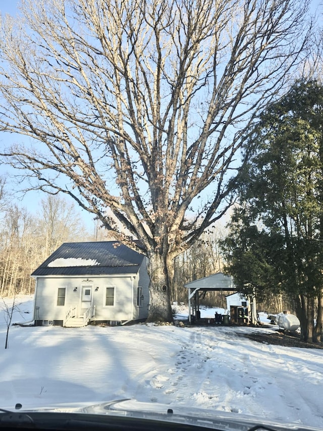 view of front of home