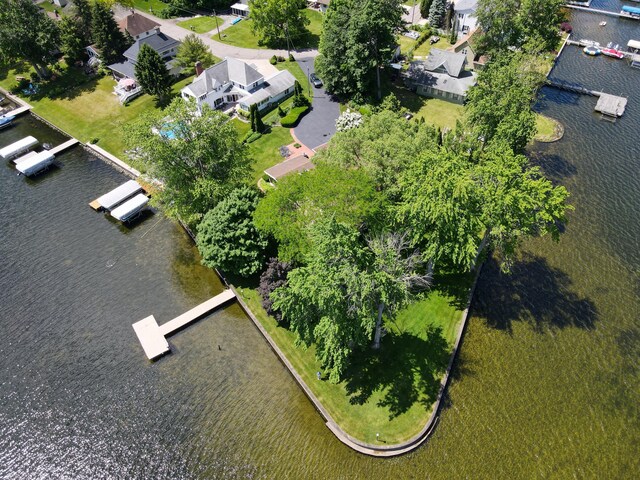 7206 Beechwood Cir, Watervliet, MI 49098 - aerial view of property's location with a large body of water and nearby suburban area