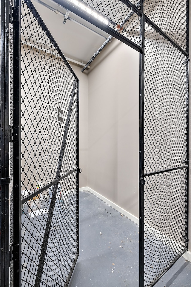 view of storage