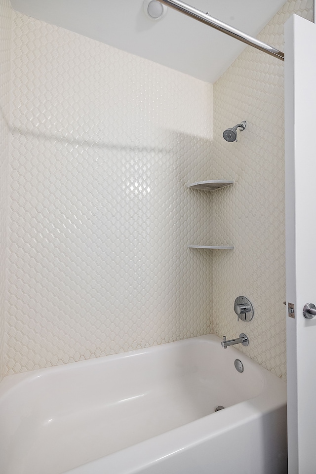 full bathroom with  shower combination
