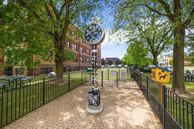 exterior space with fence
