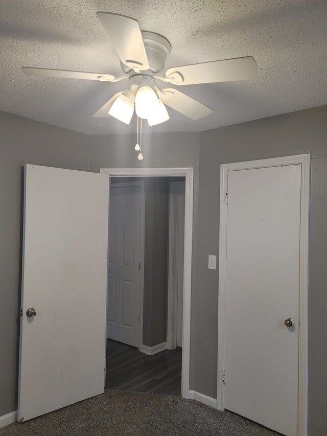11675 Forrer St, Detroit, MI 48227 - unfurnished bedroom with carpet flooring, baseboards, and ceiling fan
