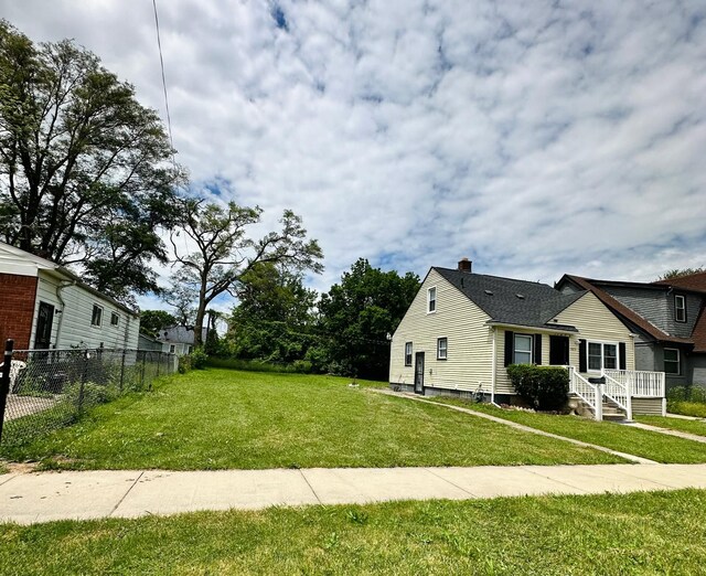 11675 Forrer St, Detroit, MI 48227 - view of side of home featuring a chimney