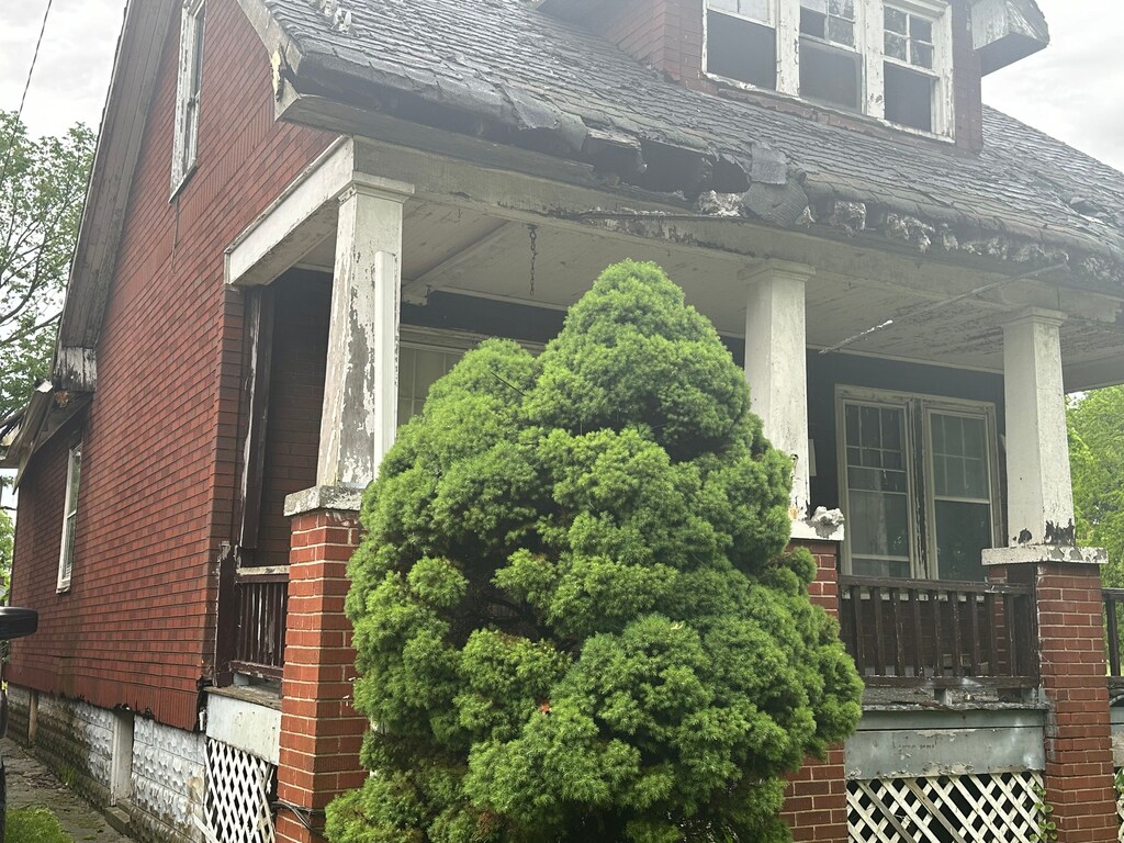 9956 Forrer St, Detroit, MI 48227 - view of property exterior featuring a porch