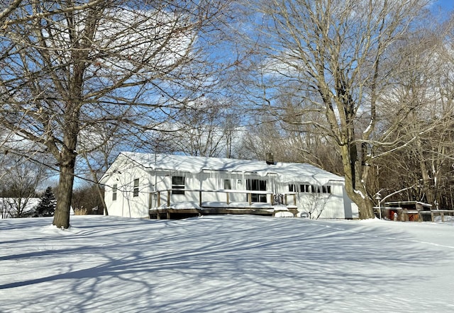 view of front of home