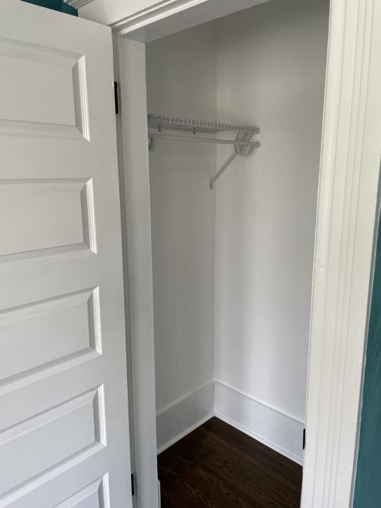 view of closet