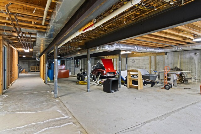 7545 Oyster Bay Dr Unit 4, Charlevoix, MI 49720 - view of unfinished below grade area