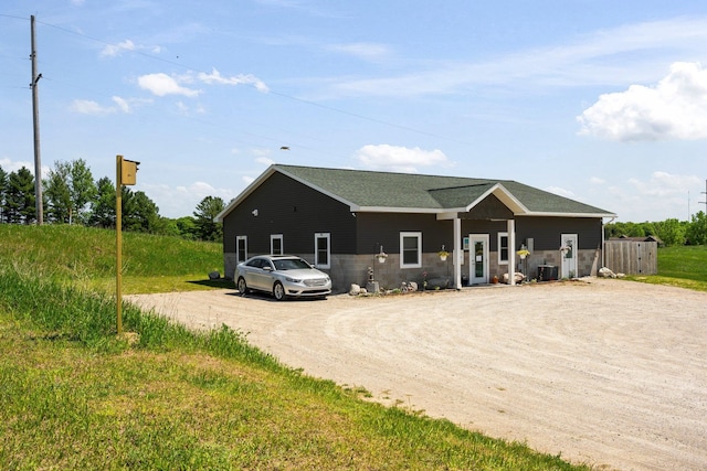 view of ranch-style home