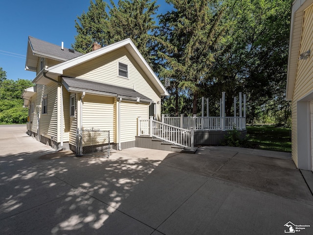 exterior space with a patio area