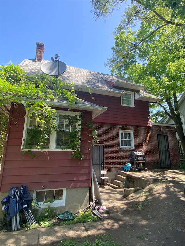 view of rear view of house