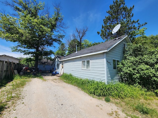 view of side of home