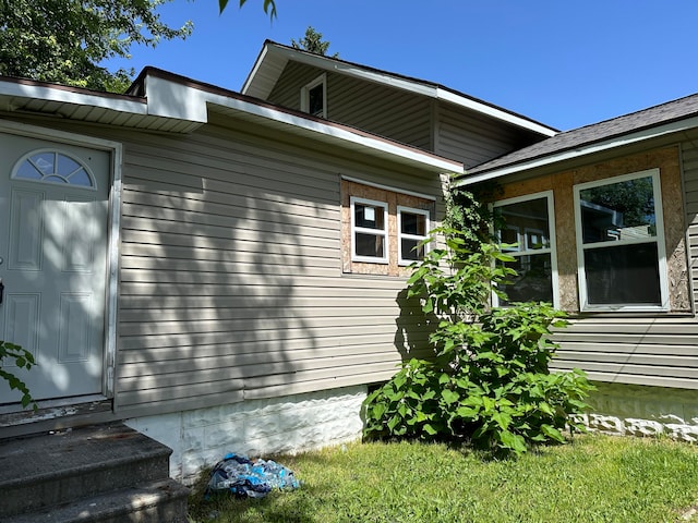 view of home's exterior