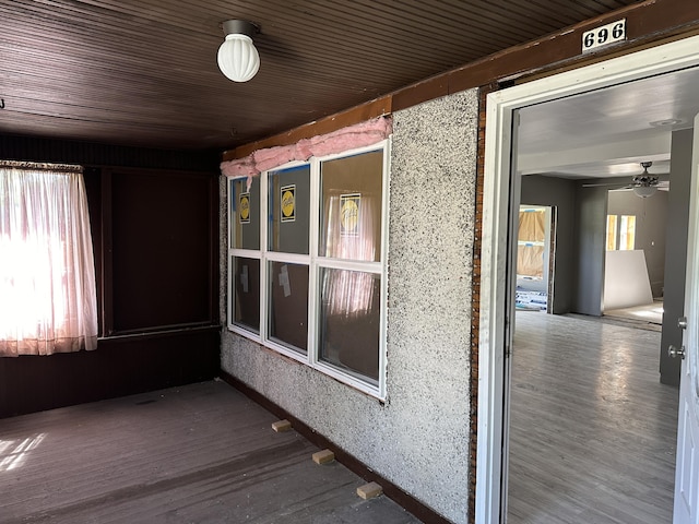 696 Highland Ave, Benton Harbor, MI 49022 - view of unfurnished sunroom