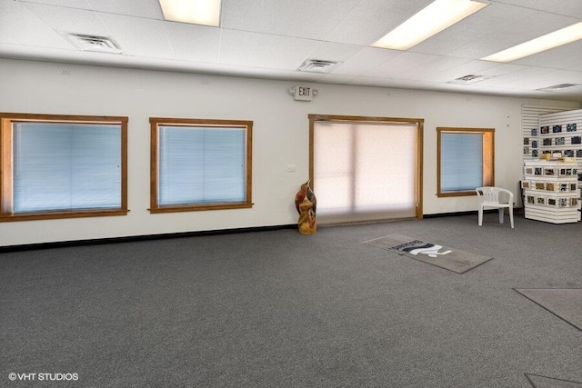 interior space with carpet floors