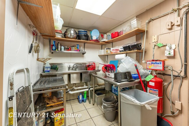 view of storage room