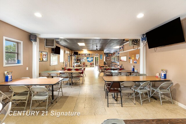 view of dining area