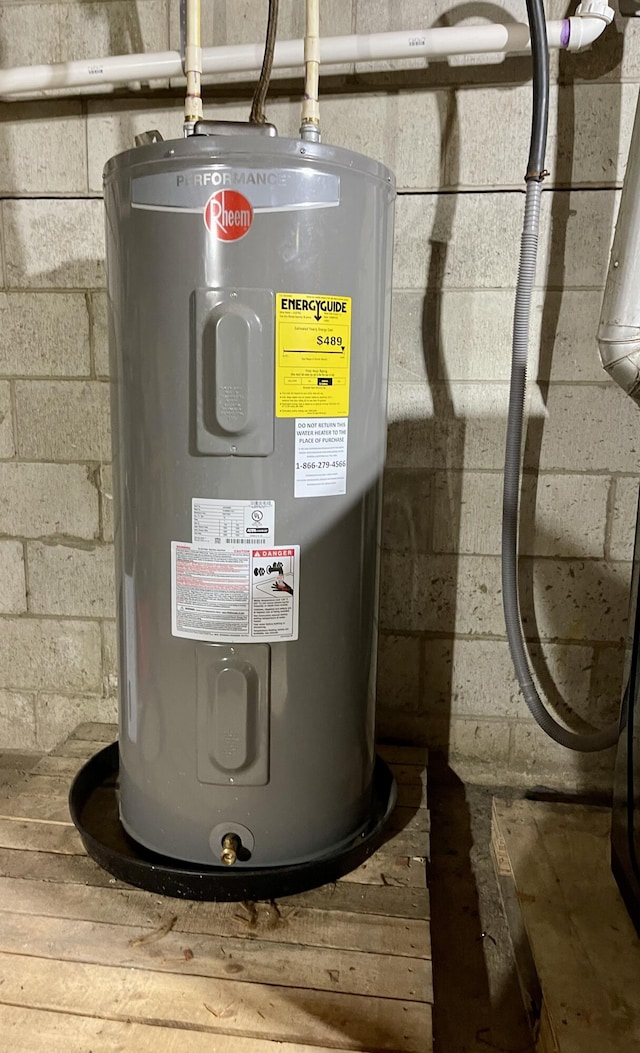 utilities with water heater