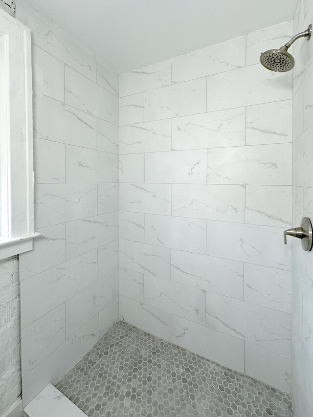 3737 Scovel Pl, Detroit, MI 48208 - bathroom featuring tiled shower