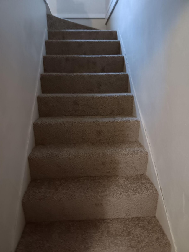 view of staircase