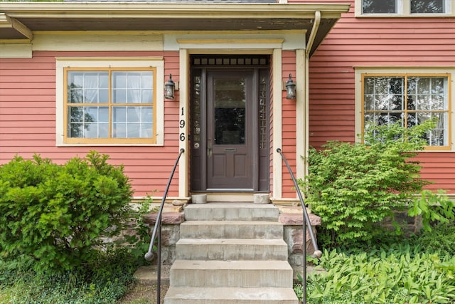 view of entrance to property