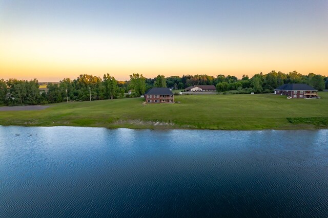 829 N Van Dyke Rd, Imlay City, MI 48444 - water view featuring a tree filled landscape