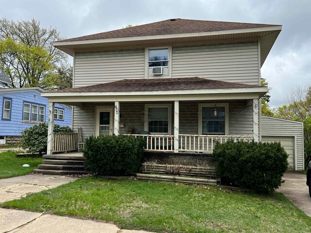 view of front of house featuring covered porch