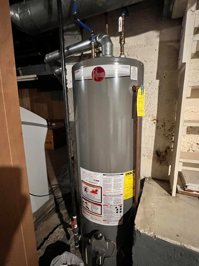 utilities featuring water heater