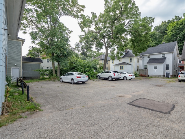 view of parking / parking lot