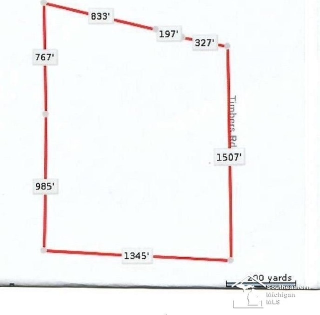 0000 Timbers Rd, Carleton MI, 48117 land for sale